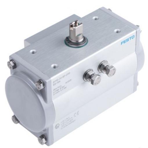 Pneumatický otočný aktuátor DFPD-20-RP-90-RD-F04, řada: DFPD, max. tlak: 8 bar Festo Dvojčinný, vývrt: 20 mm