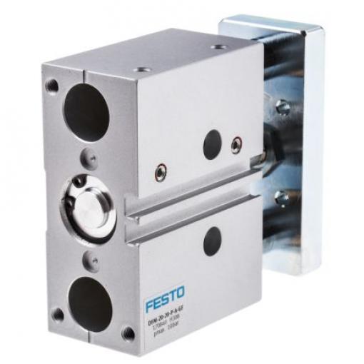 Pneumatický válec s vedením DFM-20-20-P-A-GF, řada: DFM Festo, vývrt: 20 mm, délka: 20 mm Dvojčinný