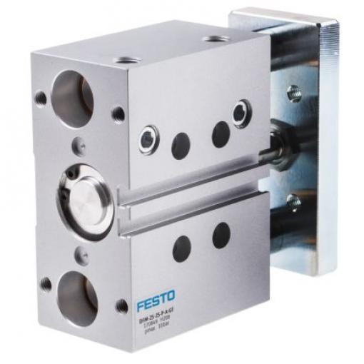 Pneumatický válec s vedením DFM-25-25-P-A-GF, řada: DFM Festo, vývrt: 25 mm, délka: 25 mm Dvojčinný