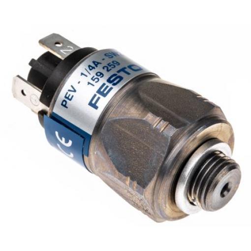 Tlakový spínač, řada: PEV Pneumatický 1 bar 250 V IP65, max. tlak: 10 bar Festo