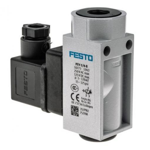 Tlakový spínač, řada: PEV Pneumatický 1 bar 125 V IP65, max. tlak: 12 bar Festo