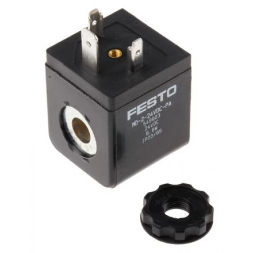 Cívka elektromagnetu, cívka elektromagnetického ventilu MD-2-24VDC-PA řada MD-2 24 V dc Festo