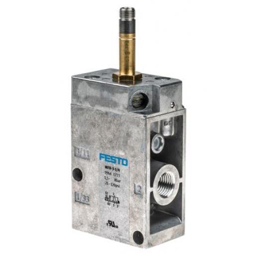 Pneumatický solenoidový ventil 3/2, řada: MFH G Elektromagnetický/pružina, max. průtok: 800 L/min Festo