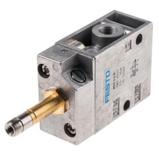 Pneumatický solenoidový ventil 3/2, řada: MFH G Elektromagnetický/pružina, max. průtok: 500 L/min Festo