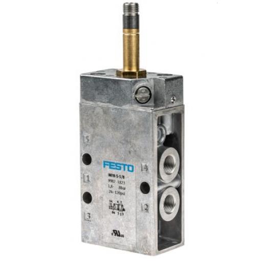 Pneumatický solenoidový ventil 5/2, řada: MFH G Elektromagnetický/pružina, max. průtok: 500 L/min Festo
