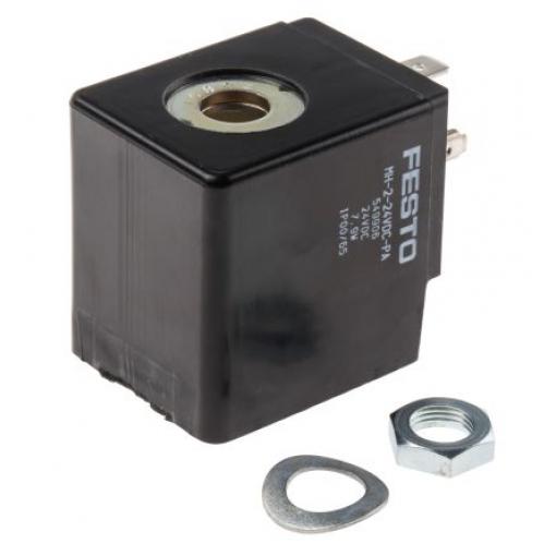 Cívka elektromagnetu, cívka elektromagnetického ventilu MH-2-24VDC-PA řada MSF 24 V dc Festo
