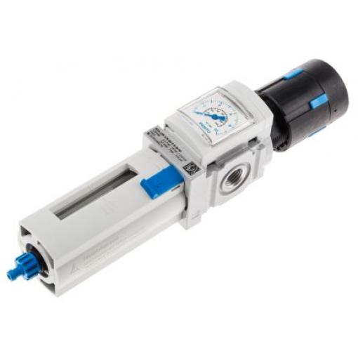 Regulátor s filtrem, řada: MS4 40 μm, přípojka portu: 1/4 in, max. tlak: 14 bar Ruční 1/4 in Festo 529148