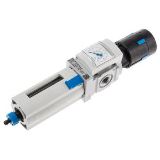 Regulátor s filtrem, řada: MS4 40 μm, přípojka portu: 1/4 in, max. tlak: 12 bar Automatické 1/4 in Festo 529150