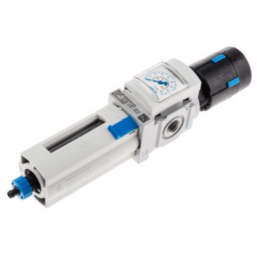 Regulátor s filtrem, řada: MS4 40 μm, přípojka portu: 1/4 in, max. tlak: 12 bar Automatické 1/4 in Festo 529158