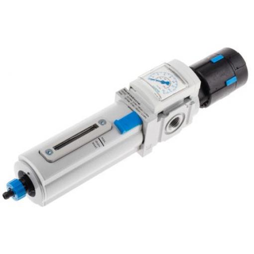 Regulátor s filtrem, řada: MS4 40 μm, přípojka portu: 1/4 in, max. tlak: 12 bar Automatické 1/4 in Festo 535722