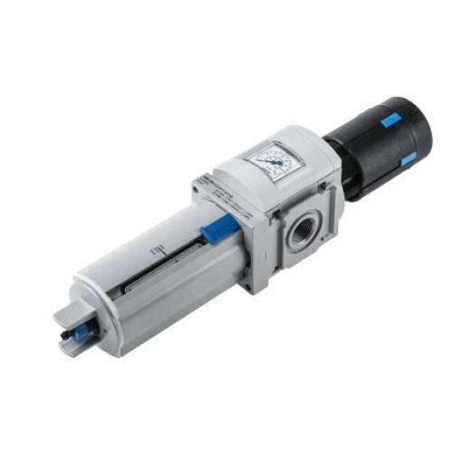 Regulátor s filtrem, řada: MS6 5 μm, přípojka portu: 1/2 in, max. tlak: 12 bar Automatické 1/2 in Festo 530340