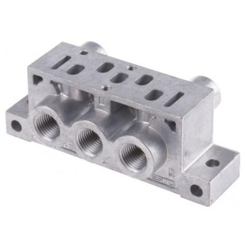 Podpůrná základna, řada: NAS 5 stanovišť G, pro použití s: Elektromagnetické ventily VSVA, materiál tělesa: Hliník Festo