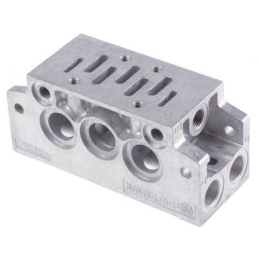 Podpůrná základna, řada: NAVW G, pro použití s: Elektromagnetické ventily MFH, materiál tělesa: Hliník Festo 152789