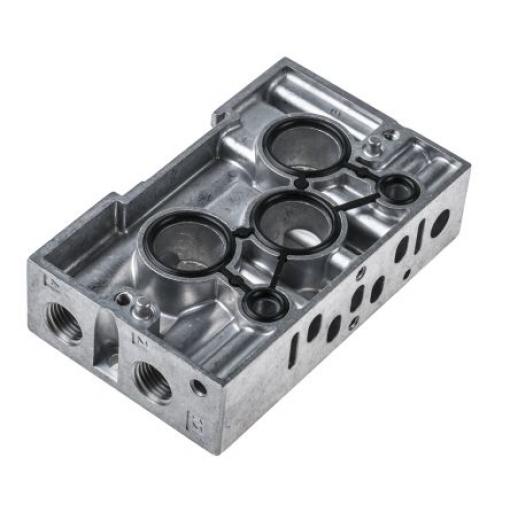 Podpůrná základna, řada: NAW G, pro použití s: Elektromagnetické ventily, pneumatické ventily VSPA, materiál tělesa: