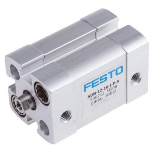 Pneumatický válec, řada: ADN 536212 Dvojčinný ADN-12-10-I-P-A, vývrt: 12 mm Festo, délka: 10 mm
