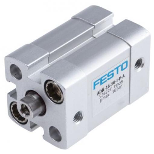 Pneumatický válec, řada: ADN 536227 Dvojčinný ADN-16-10-I-P-A, vývrt: 16 mm Festo, délka: 10 mm