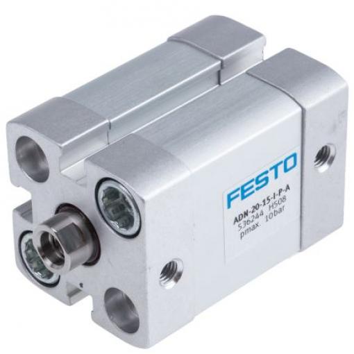 Pneumatický válec, řada: ADN 536244 Dvojčinný ADN-20-15-I-P-A, vývrt: 20 mm Festo, délka: 15 mm