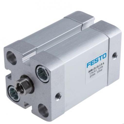 Pneumatický válec, řada: ADN 536263 Dvojčinný ADN-25-25-I-P-A, vývrt: 25 mm Festo, délka: 25 mm