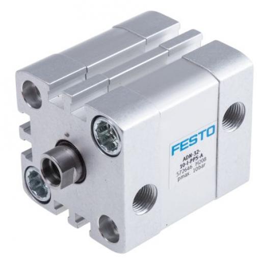 Pneumatický válec, řada: ADN 572646 Dvojčinný ADN-32-10-I-PPS-A, vývrt: 32 mm Festo, délka: 10 mm