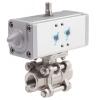 VZBA-1/2"-GG-63-T-22-F0304-V4V4T-PP15-R-90-C Třícestný kulový ventil s otvorem ve tvaru písmene T Festo