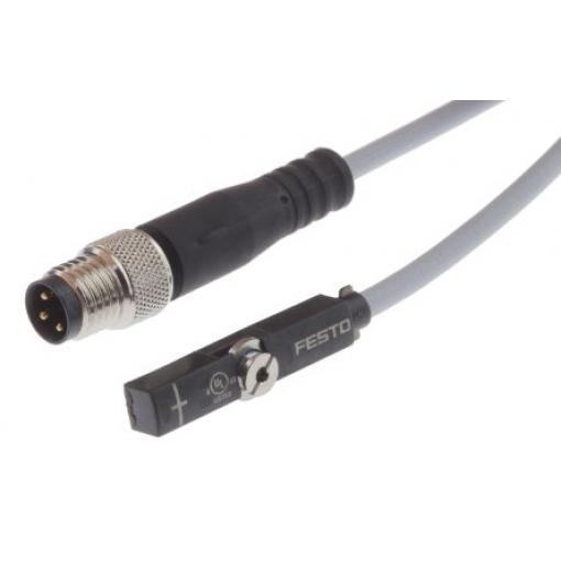 Snímač přiblížení, řada: SMT-8, Kabel se zástrčkou M12X1, Kabel se zástrčkou M8x1, Kabel s otevřeným koncem IP65, IP69K,