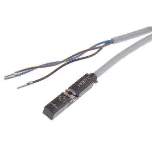 Pneumatický polohový detektor, řada: SMT-8 IP68, IP65, IP69K 24 V dc Festo Indikátor LED 574340