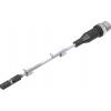 Pneumatický polohový detektor, řada: SMT-8, Kabel s konektorem M12, 3pinový IP65, IP69K, IP68 24 V dc Festo Indikátor