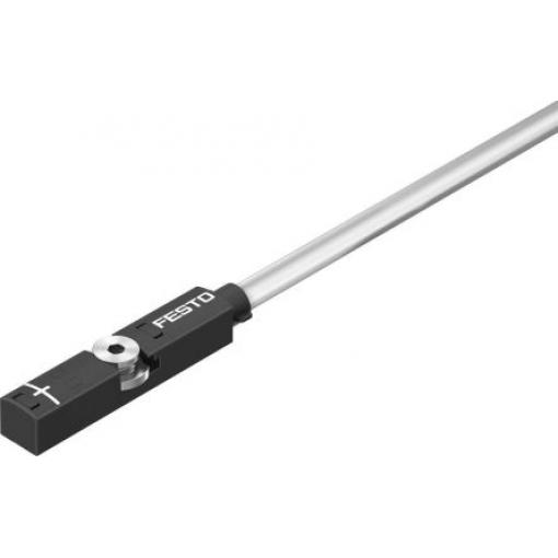 Pneumatický polohový detektor, řada: SMT-8, Kabel IP65, IP69K, IP68 24 V dc Festo Indikátor LED 574334