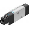Pneumatický solenoidový ventil 5/2, řada: VSNC G Elektromagnetický/pružina, max. průtok: 1250 L/min Festo 24 V dc