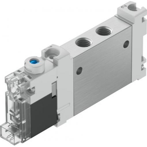 Elektromagnetický ventil 5/2, řada: VUVG Metrické Elektromagnetický/pružina, max. průtok: 340 L/min Festo 24 V dc