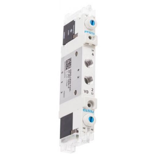 Pneumatický solenoidový ventil 3/2, řada: VUVG Metrické Elektromagnetický/pružina, max. průtok: 180 L/min Festo 24 V dc