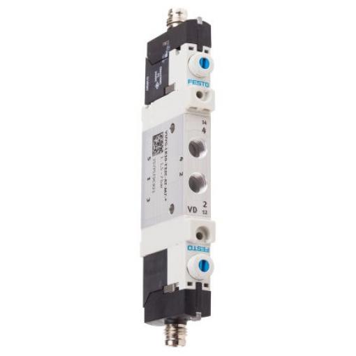 Elektromagnetický ventil 3/2, řada: VUVG Metrické Elektromagnetický/pružina, max. průtok: 180 L/min Festo 24 V dc