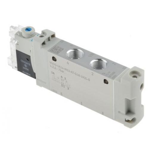 Elektromagnetický ventil 5/2, řada: VUVG G Elektromagnetický/pružina, max. průtok: 660 L/min Festo 24 V dc