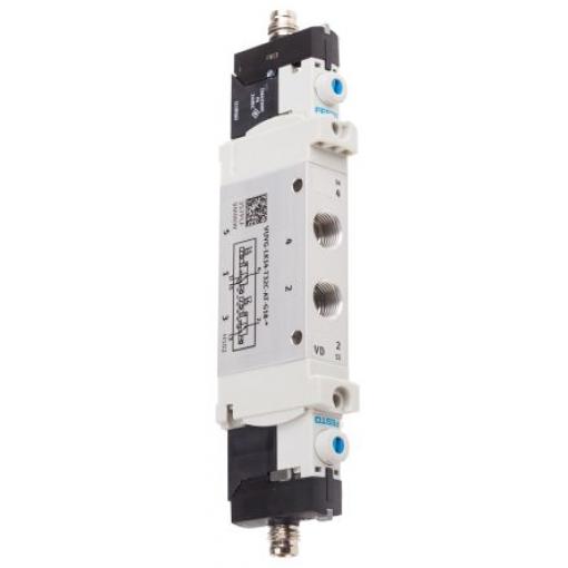 Elektromagnetický ventil 3/2, řada: VUVG G Elektromagnetický/pružina, max. průtok: 570 L/min Festo 24 V dc