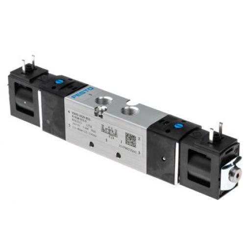 Elektromagnetický ventil 5/2, řada: VUVS G Solenoid, max. průtok: 550 L/min Festo 24 V dc