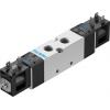 Elektromagnetický ventil 5/2, řada: VUVS G Elektromagnetický/pružina, max. průtok: 1000 L/min Festo 24 V dc