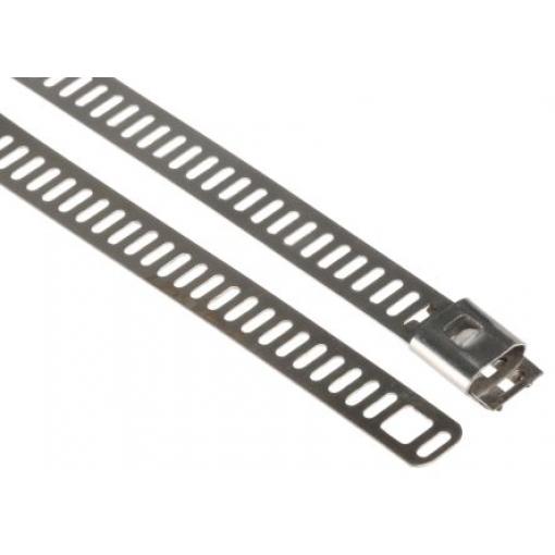 Stahovací páska Žebřík 225 mm 7mm Kovová Nerezová ocel 316 RS PRO