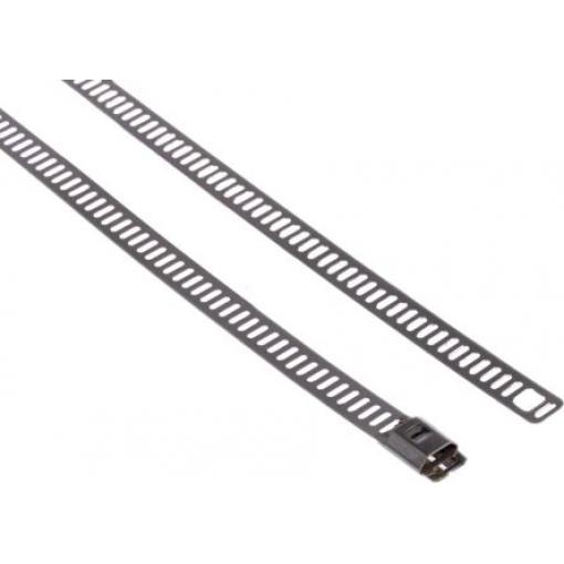 Stahovací páska Žebřík 610 mm 7mm Kovová Nerezová ocel 316 RS PRO
