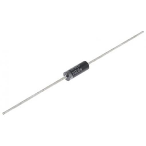 onsemi Jednoduchý 200 °C 5 % 5 W 1 μA 2.5 Ω -65 °C Průchozí otvor 15 V 1, DO-15, počet kolíků: 2 kolíkový Zenerova dioda