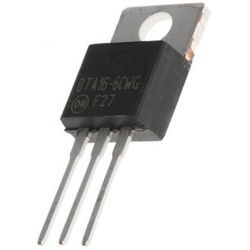 Littelfuse Průchozí otvor Triak 600 V 16 A zapínací napětí 1.7 V 35 mA, TO-220, počet kolíků: 3 kolíkový