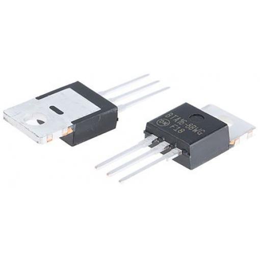 Littelfuse Průchozí otvor Triak 800 V 16 A zapínací napětí 1.7 V 50 mA, TO-220, počet kolíků: 3 kolíkový