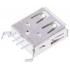 Wurth Elektronik Konektor USB, řada: WR-COM Vnitřní, počet portů: 1portový, orientace těla: Rovný USB typu A, 30 V,