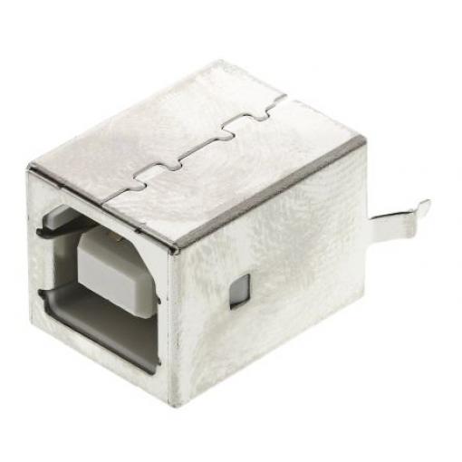 Wurth Elektronik Konektor USB, řada: WR-COM Vnitřní, počet portů: 1portový, orientace těla: Rovný USB typ B, 30 V,