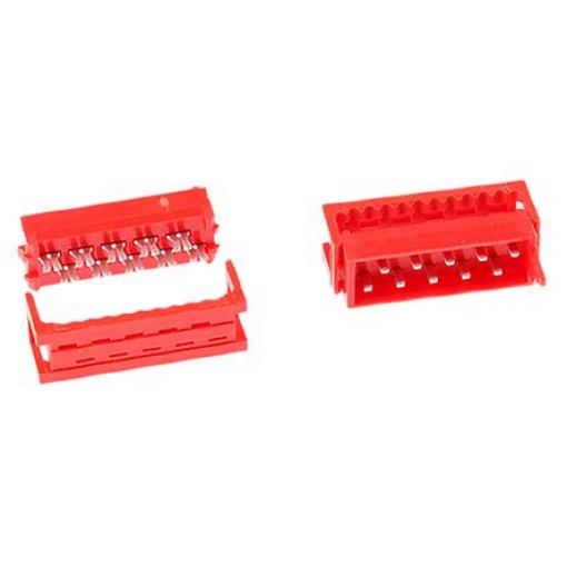 Wurth Elektronik Konektor IDC, řada: WR-MM Vnější, rozteč: 2.54 mm, počet kontaktů: 10, počet řad: 2, Kabel, IDC,