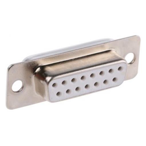Wurth Elektronik Konektor D-Sub, řada: 618, počet kontaktů: 15, orientace těla: Rovný, Kabel, D-SUB, 125.0 V, A