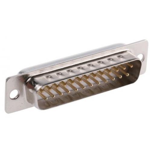 Wurth Elektronik Konektor D-Sub, řada: 618, počet kontaktů: 25, orientace těla: Rovný, Kabel, D-SUB, 125.0 V, B