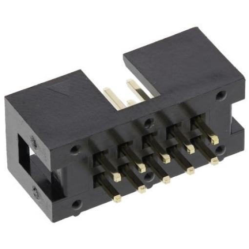 Wurth Elektronik Konektor PCB, řada: WR-BHD, Vodič-deska, počet kontaktů: 10, počet řad: 2, rozteč: 2.54 mm, orientace