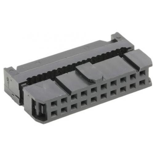 Wurth Elektronik Konektor IDC, řada: WR-BHD Vnitřní, rozteč: 2.54 mm, počet kontaktů: 20, počet řad: 2, Kabel, IDC,