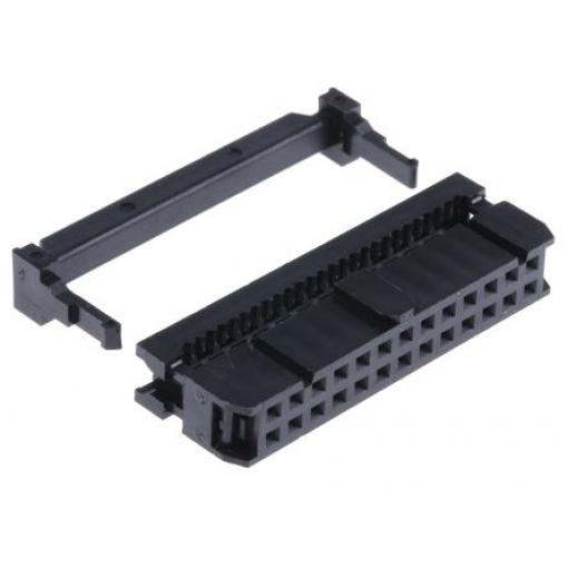 Wurth Elektronik Konektor IDC, řada: WR-BHD Vnitřní, rozteč: 2.54 mm, počet kontaktů: 26, počet řad: 2, Kabel, IDC,