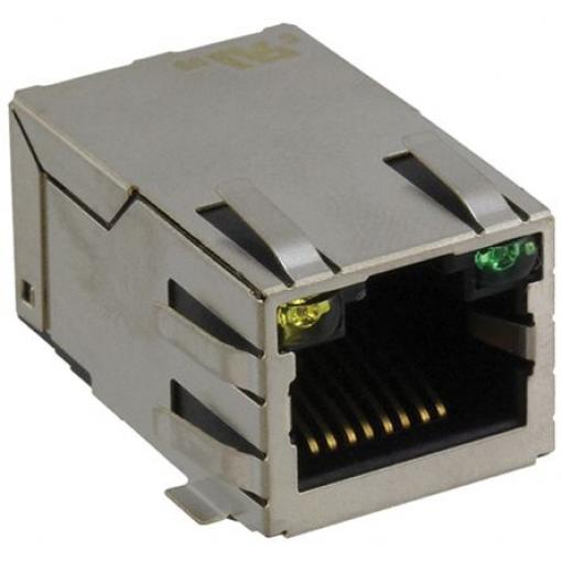 Wurth Elektronik Konektor RJ45, řada: 74980 Vnitřní Cat3, Rovný, Povrchová montáž Stíněné, počet portů: 1portový